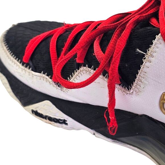 Nike Lebron 17 Low EP React Metallic Gold Athletic Basketball Sneaker - Picture 10 of 12